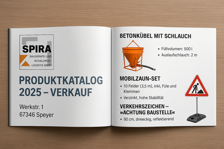 Neuer Produktkatalog